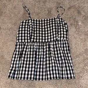 Target top, checkered, size small